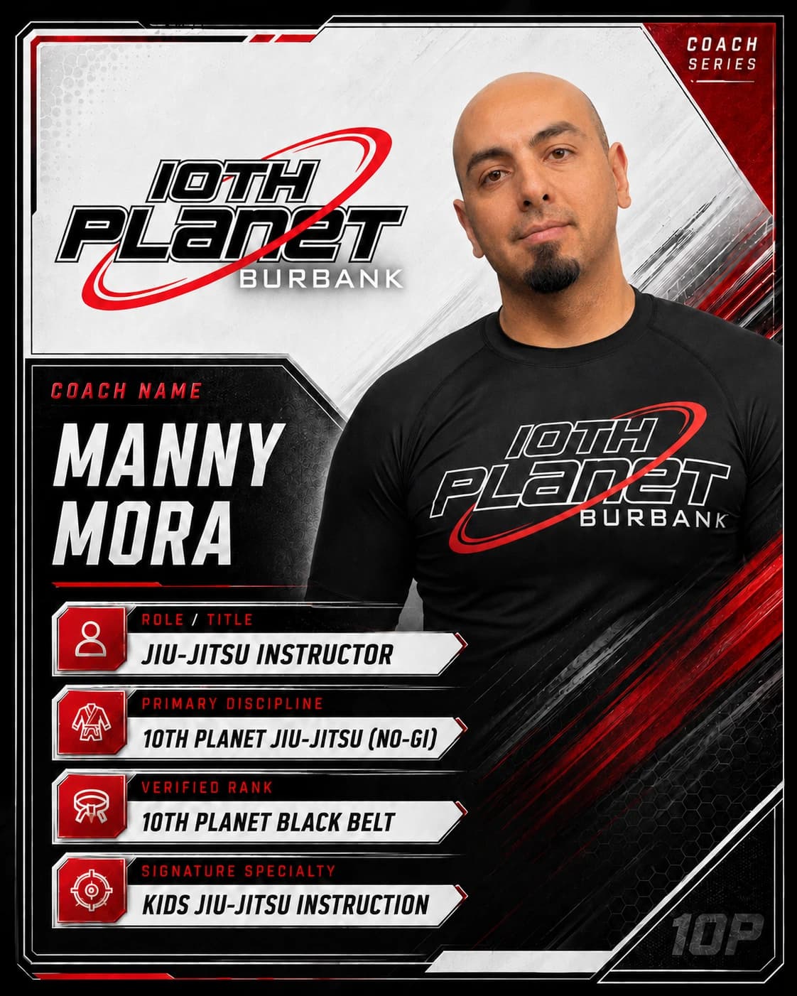Manny Mora, 10th Planet Burbank coach